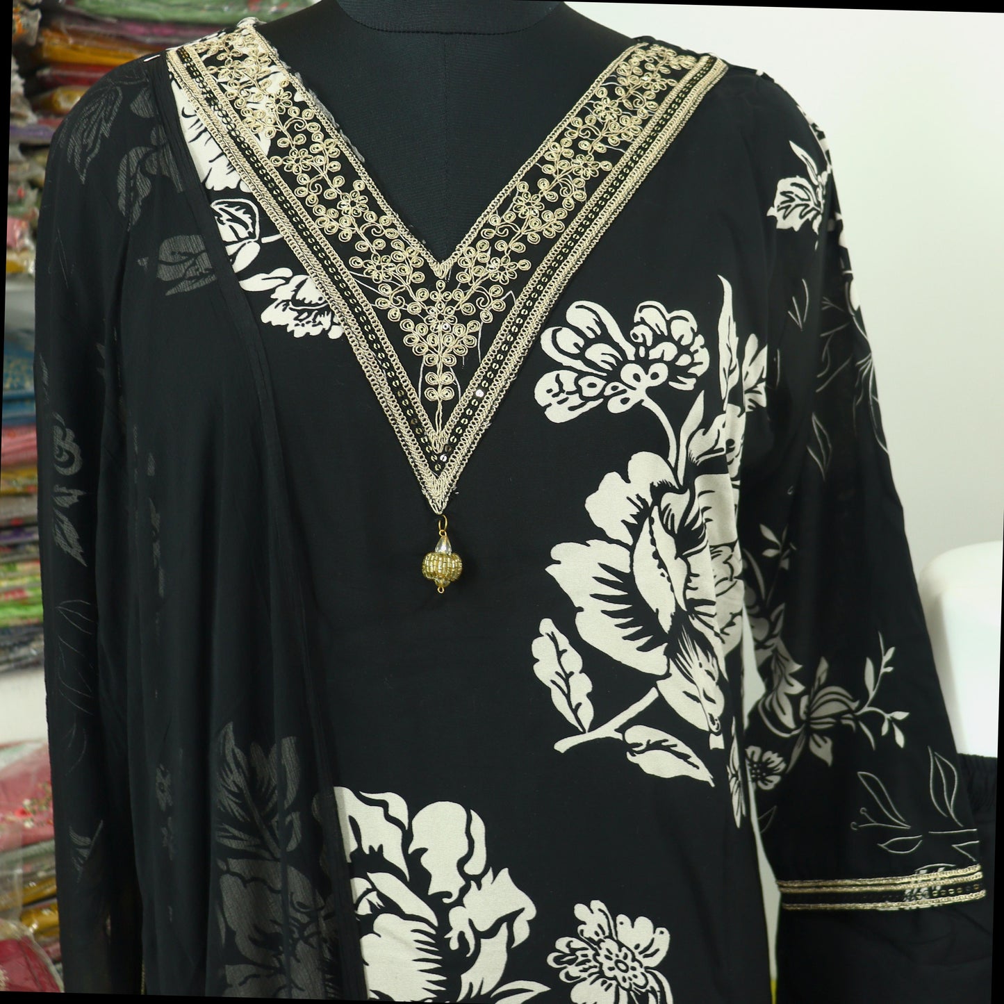 Quality Viscose Rayon kurta pant dupatta set