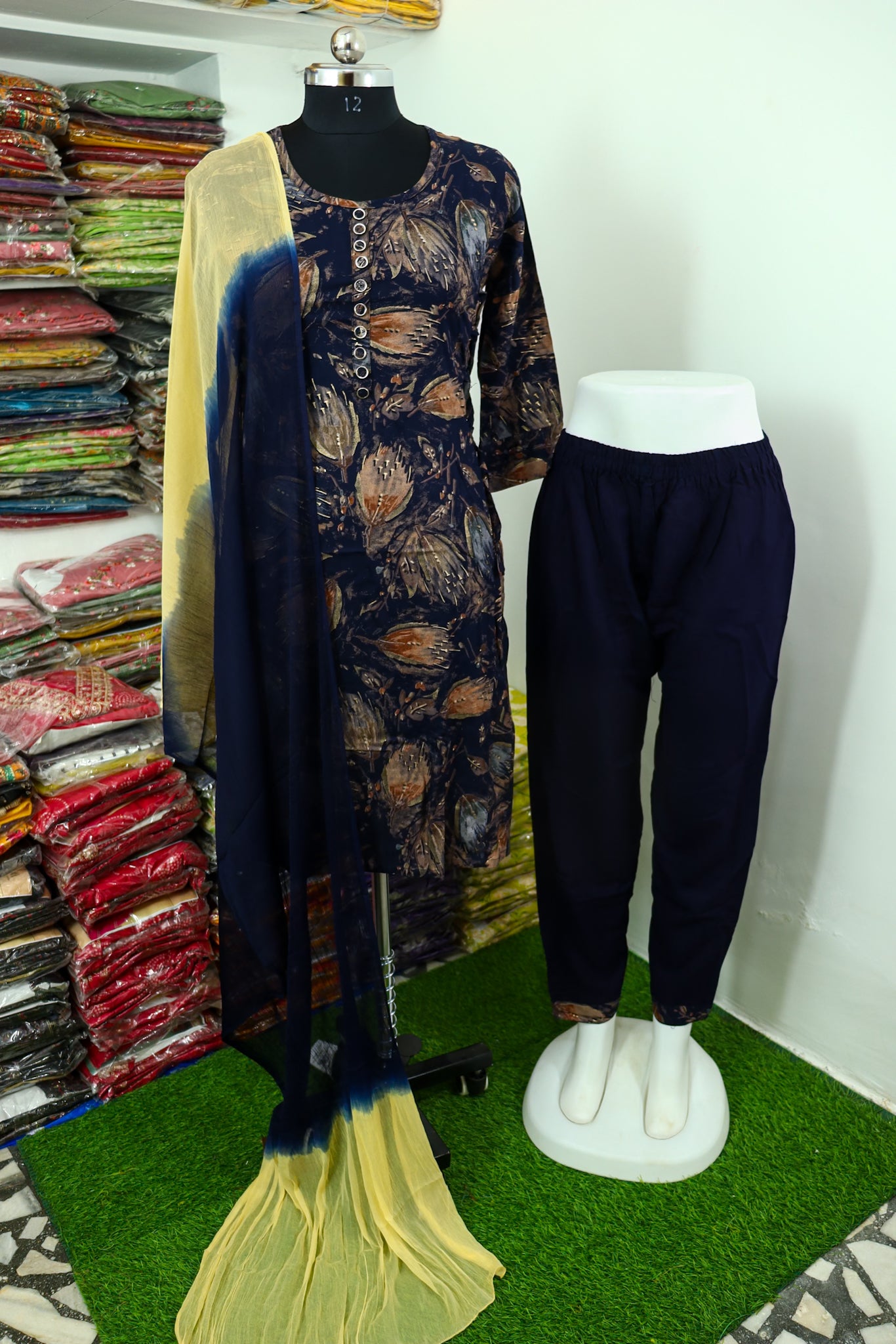 Viscose Rayon dupatta set