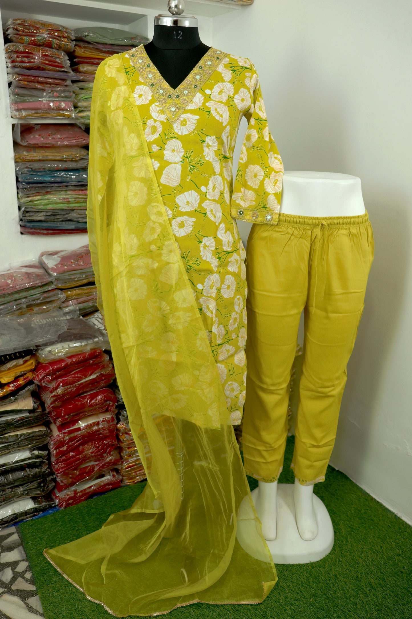 fancy cotton blend 3pc set