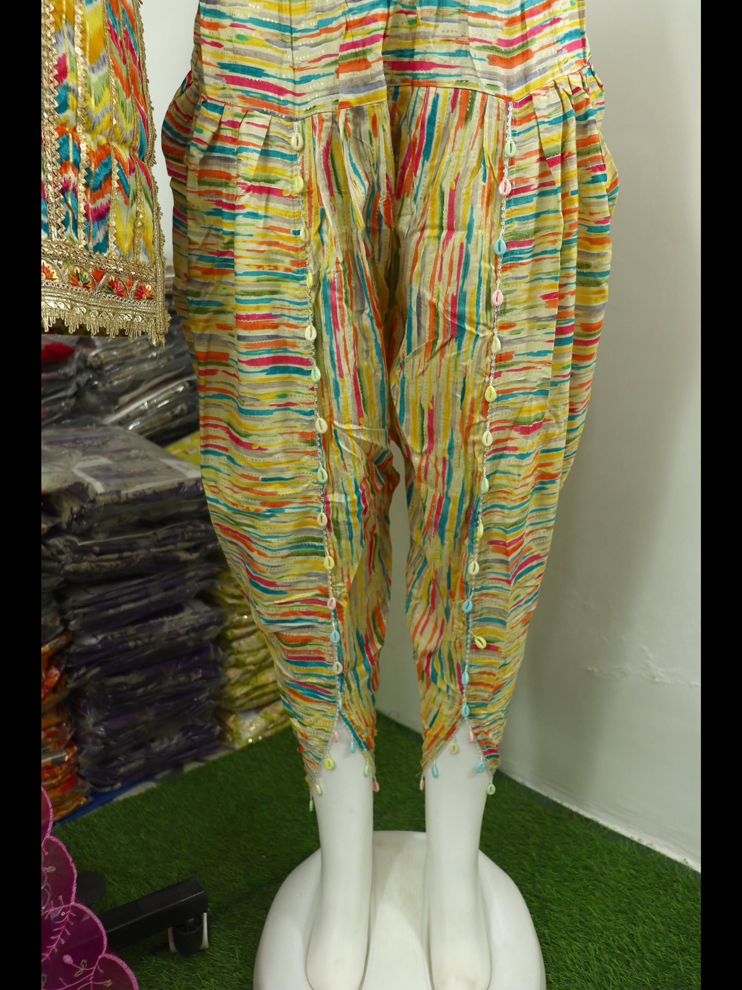 Dhoti Pant and Dupatta Set