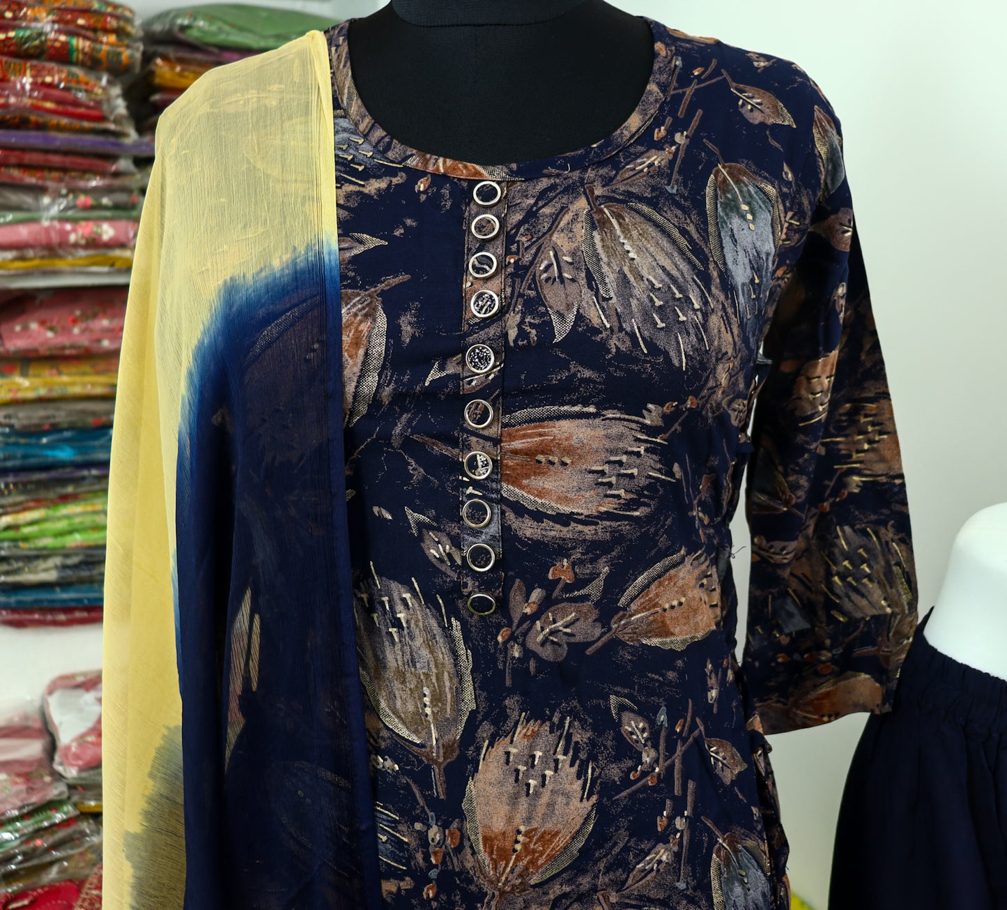 Viscose Rayon dupatta set