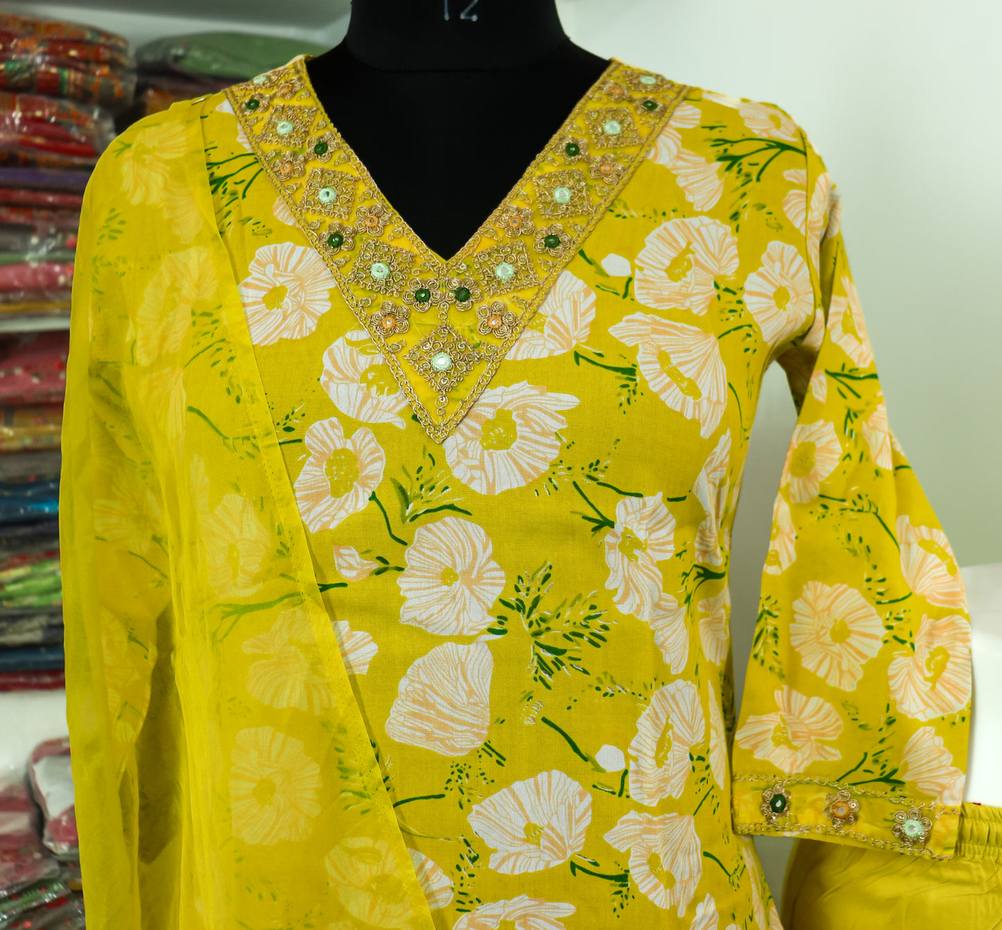 Fancy Dupatta Set
