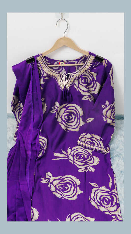 Quality Vertican dupatta set